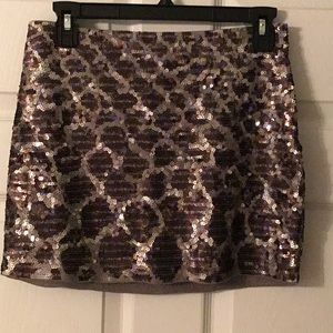 Express Sequin Animal Print Mini